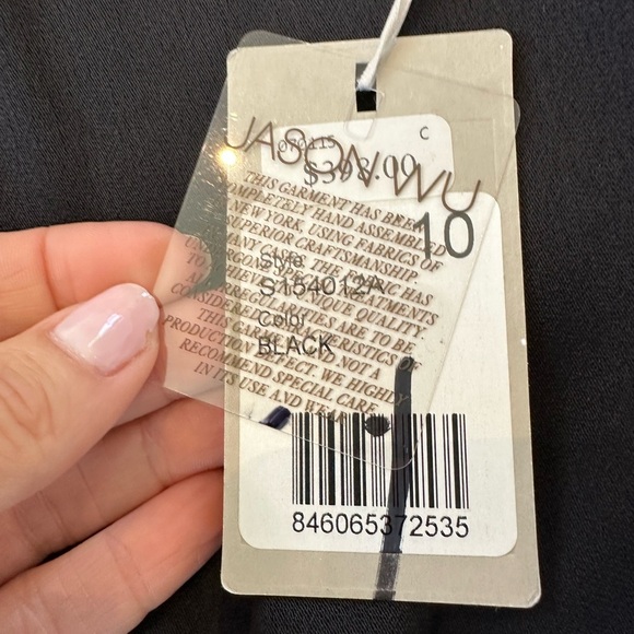 Jason Wu Wide Leg Pleated Trousers in Black - Picture 12 of 13